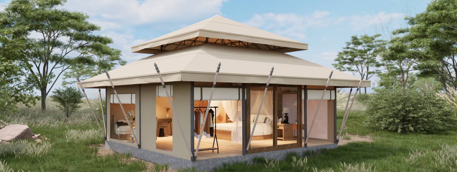 韶关户外野奢帐篷